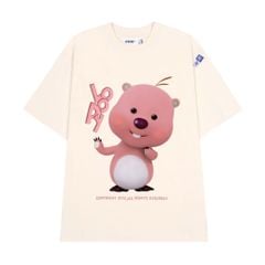 Áo thun FIDE LOOPY Hải Ly unisex form rộng cổ tròn LOOPY - AT21