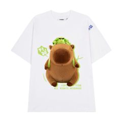 Áo thun FIDE CAPYBARA unisex form rộng cổ tròn CAPYBARA - AT58 Cotton