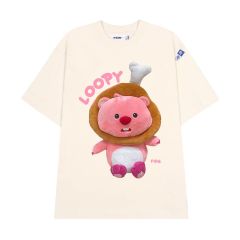 Áo thun FIDE LOOPY Hải Ly unisex form rộng cổ tròn LOOPY - AT23