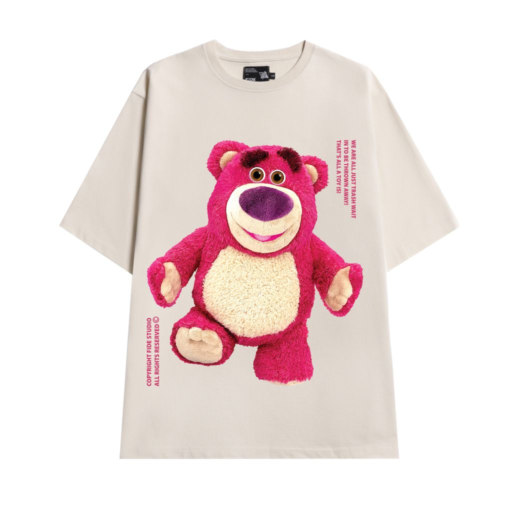 Áo thun FIDE phông trơn nam nữ cổ tròn FIDE GẤU LOTSO 02