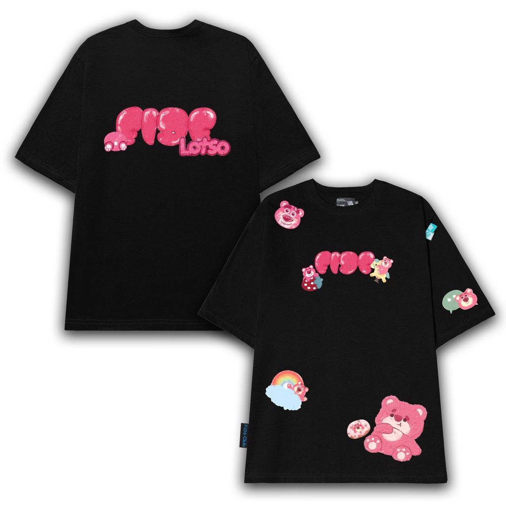 Áo thun FIDE phông trơn nam nữ cổ tròn FIDE GẤU LOTSO 14