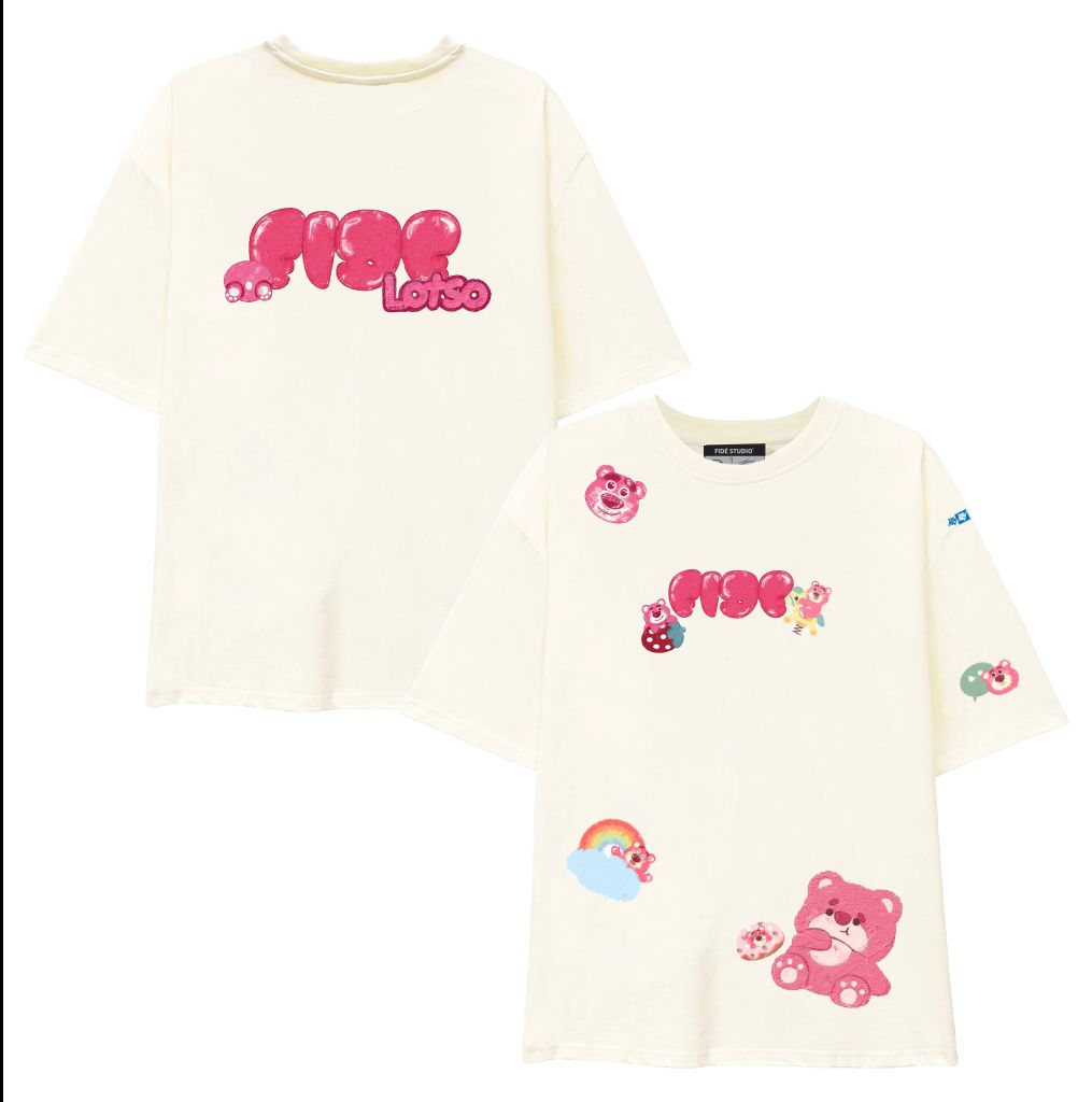 Áo thun FIDE phông trơn nam nữ cổ tròn FIDE GẤU LOTSO 14