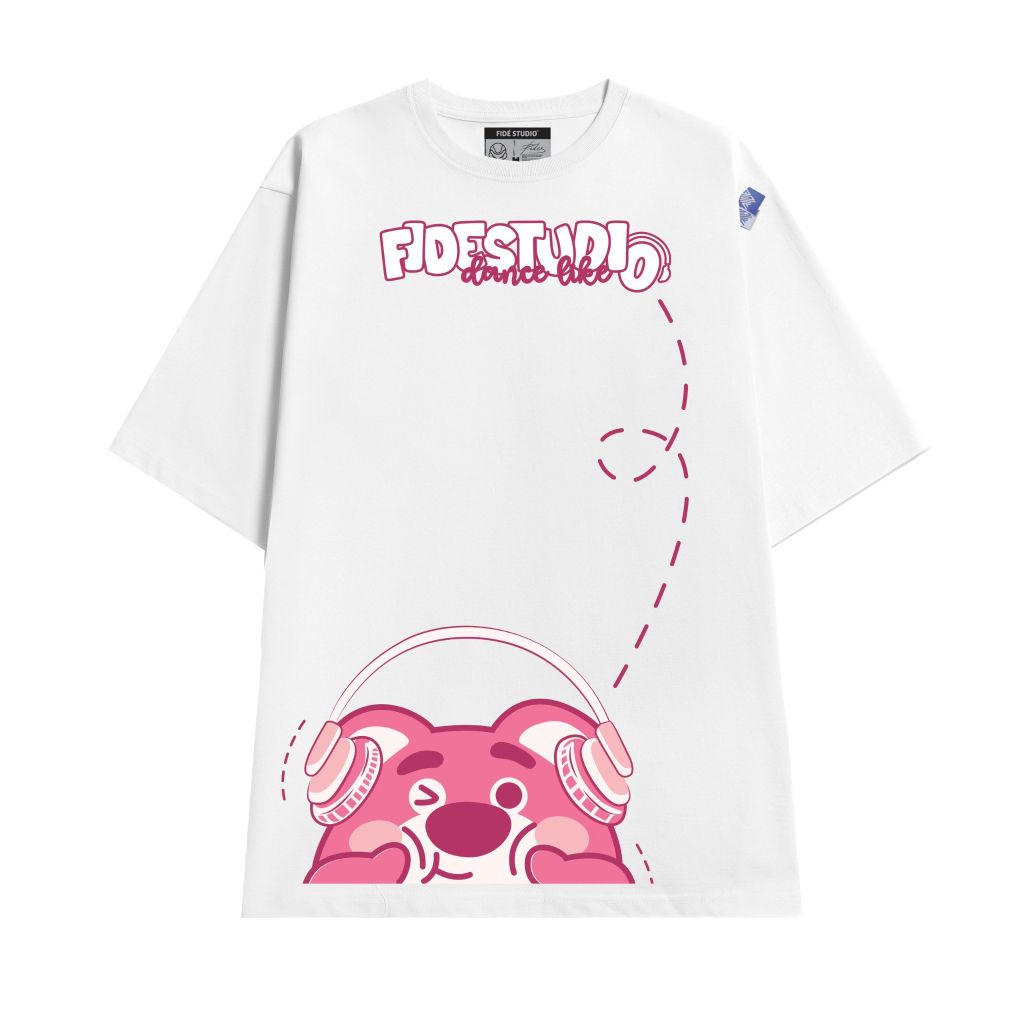 Áo thun FIDE phông trơn nam nữ cổ tròn FIDE GẤU LOTSO 06