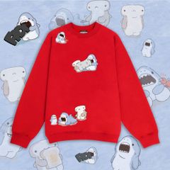 Áo Sweater FIDE SHARK unisex nam nữ Sweater Cotton oversize form rộng -SW03