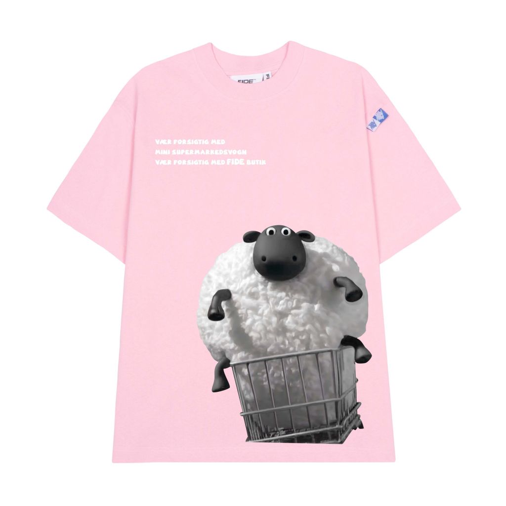 Áo thun FIDE Cừu shaun phông unisex nam nữ form rộng cổ tròn ulzzang SHAUN 16