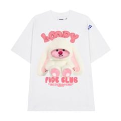 Áo thun FIDE LOOPY Hải Ly unisex form rộng cổ tròn LOOPY - AT14