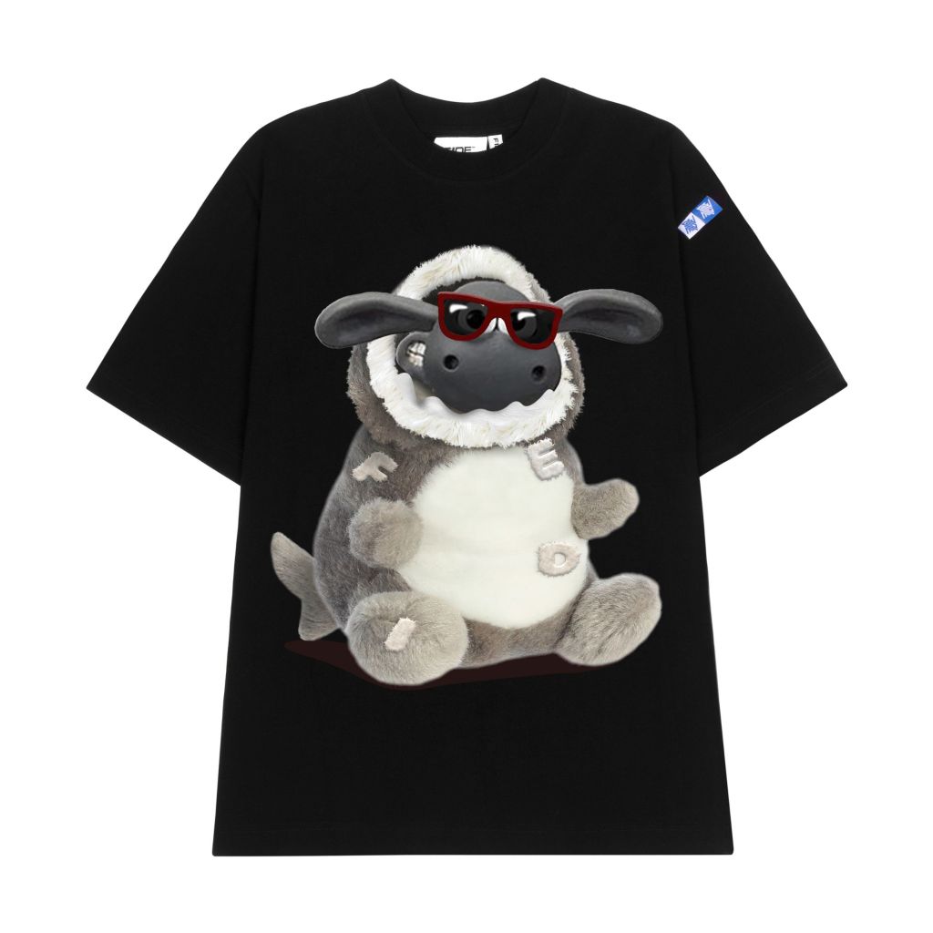 Áo thun FIDE shark unisex form rộng cổ tròn SHARK CUTE - AT11