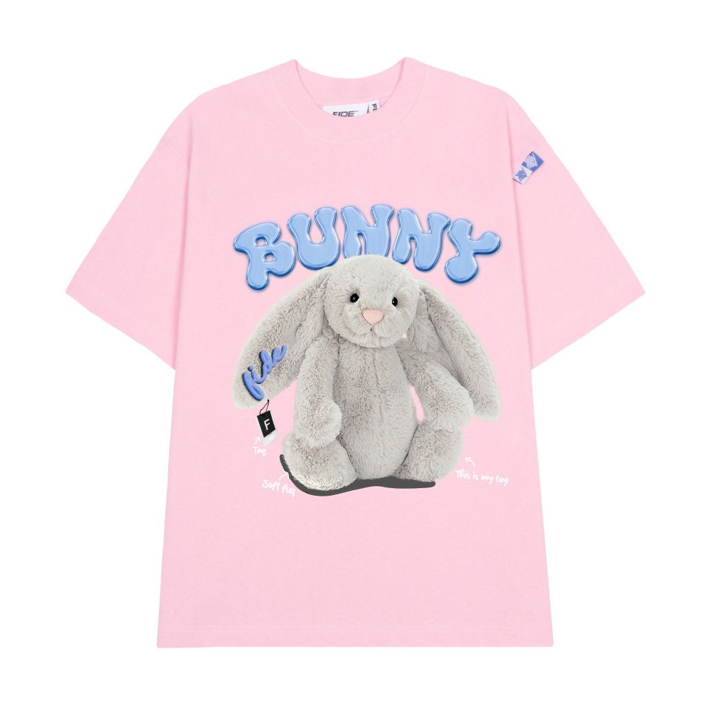 Áo thun FIDE BUNNY unisex form rộng cổ tròn BUNNY - AT34