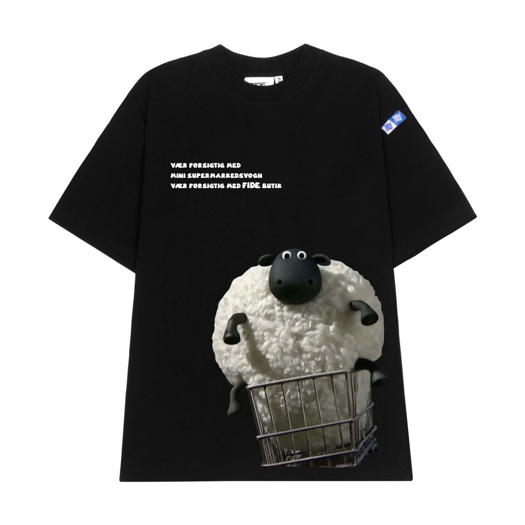Áo thun FIDE Cừu shaun phông unisex nam nữ form rộng cổ tròn ulzzang SHAUN 16