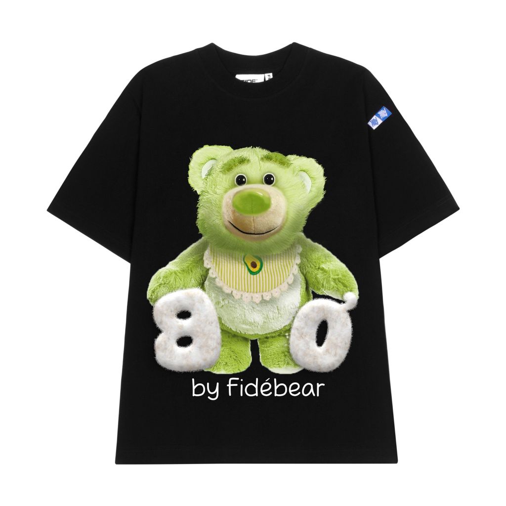 Áo thun FIDE GẤU BƠ unisex form rộng cổ tròn LOTSO - AT17