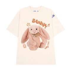 Áo thun FIDE BUNNY unisex form rộng cổ tròn BUNNY - AT47