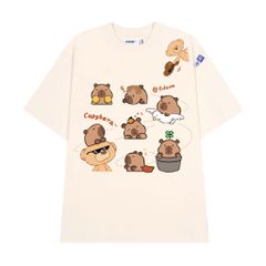 Áo thun FIDE CAPYBARA unisex form rộng cổ tròn CAPYBARA - AT51 Cotton