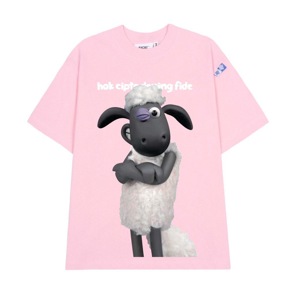 Áo thun FIDE Cừu shaun phông unisex nam nữ form rộng cổ tròn ulzzang SHAUN 17