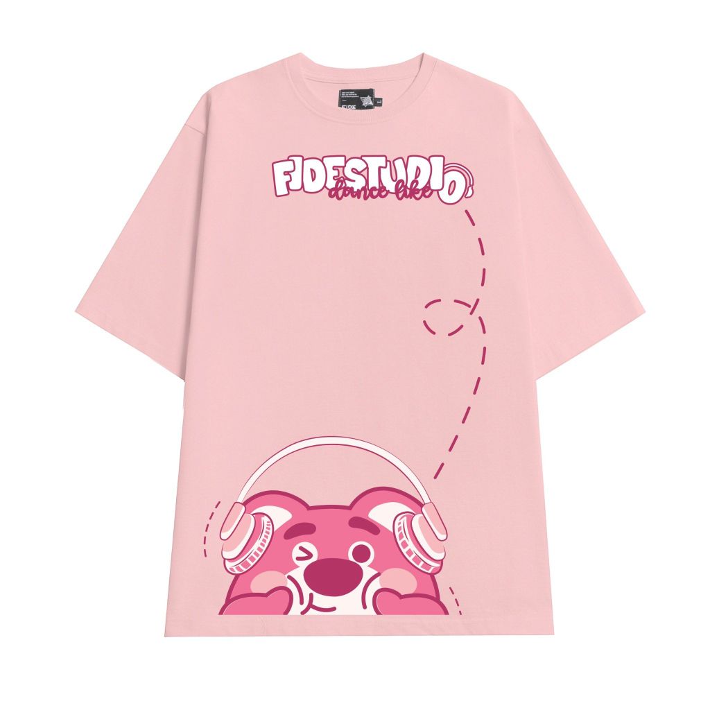 Áo thun FIDE phông trơn nam nữ cổ tròn FIDE GẤU LOTSO 06