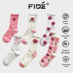Tất vớ nam nữ FIDE chất liệu vải Hàn co giãn bốn chiều, kiểu dáng phong cách hiện đại dễ thương