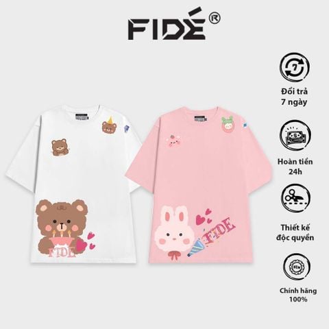 Áo thun FIDE phông unisex nam nữ form rộng ulzzang VALENTINE 02