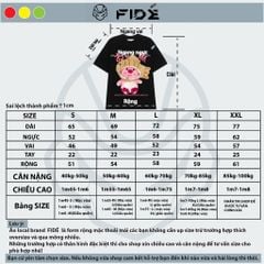 Áo thun FIDE LOOPY Hải Ly unisex form rộng cổ tròn LOOPY - AT20