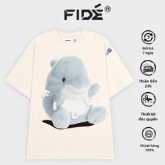 Áo thun FIDE cá mập Baby Shark phông unisex form rộng cổ tròn BABY SHARK 04