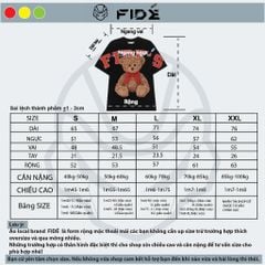 Áo thun FIDE GẤU phông trơn nam nữ cổ tròn FIDE GẤU AT36