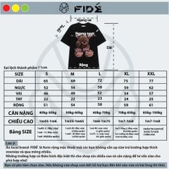 Áo thun FIDE phông trơn nam nữ cổ tròn FIDE GẤU KOREA