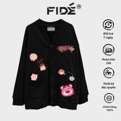 Áo CANDiGAN FIDE phông trơn nam nữ FIDE CANDiGAN GẤU 22
