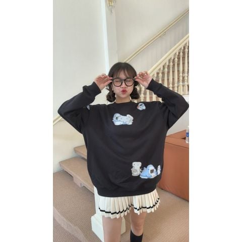 Áo Sweater FIDE SHARK unisex nam nữ Sweater Cotton oversize form rộng -SW03