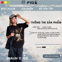 Áo thun FIDE Cừu shaun phông unisex nam nữ form rộng cổ tròn ulzzang SHAUN 11
