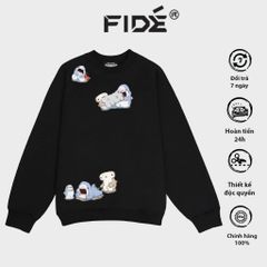 Áo Sweater FIDE SHARK unisex nam nữ Sweater Cotton oversize form rộng -SW03