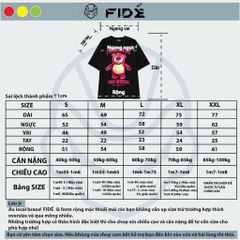 Áo thun GẤU DÂU FIDE phông trơn nam nữ cổ tròn LOTSO 01