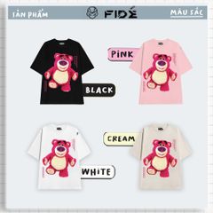 Áo thun FIDE phông trơn nam nữ cổ tròn FIDE GẤU LOTSO 02