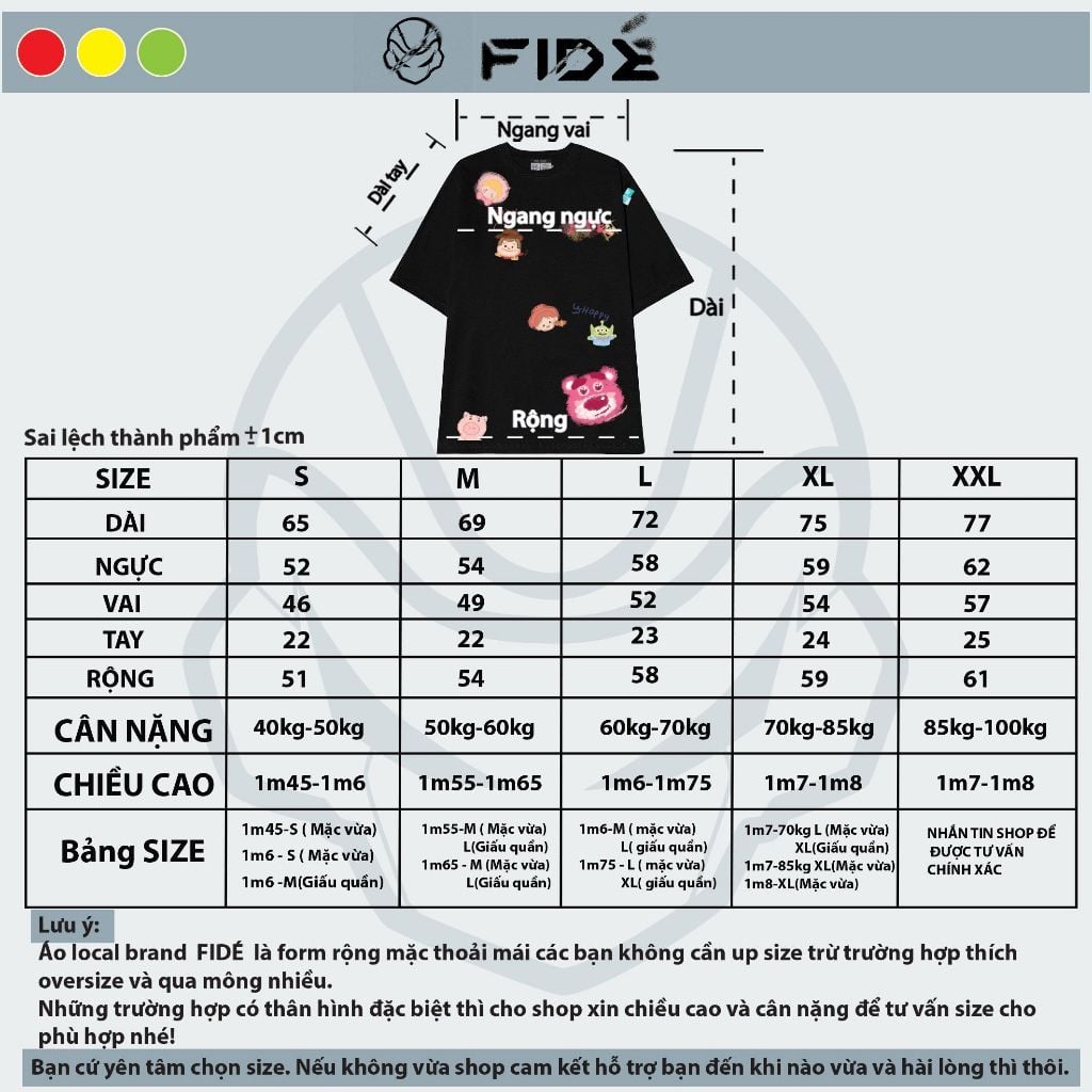 Áo thun FIDE phông trơn nam nữ cổ tròn FIDE GẤU LOTSO 22