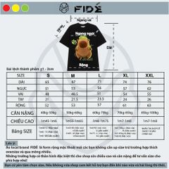 Áo thun FIDE CAPYBARA unisex form rộng cổ tròn CAPYBARA - AT58 Cotton
