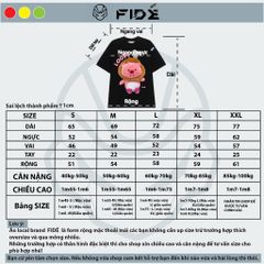 Áo thun FIDE LOOPY Hải Ly unisex form rộng cổ tròn LOOPY - AT23