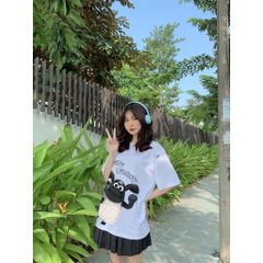 Áo thun FIDE Cừu Shaun phông trơn nam nữ cổ tròn unisex SHAUN 04