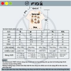Áo thun FIDE CAPYBARA unisex form rộng cổ tròn CAPYBARA - AT51 Cotton