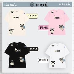 Áo thun FIDE Cừu shaun phông unisex nam nữ form rộng cổ tròn ulzzang SHAUN 03