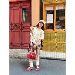 Áo thun FIDE TEEDY phông cotton unisex nam nữ form rộng cổ tròn áo đính gấu - AT60(TẶNG KÈM GẤU)
