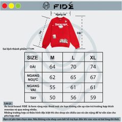 Áo Sweater FIDE SHARK unisex nam nữ Sweater Cotton oversize form rộng -SW02