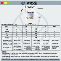 Áo thun FIDE phông unisex nam nữ form rộng ulzzang HOA TULIP