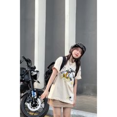 Áo thun FIDE Cừu Shaun phông trơn nam nữ cổ tròn unisex SHAUN 10