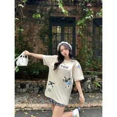 Áo thun FIDE Cừu shaun phông unisex nam nữ form rộng cổ tròn ulzzang SHAUN 03