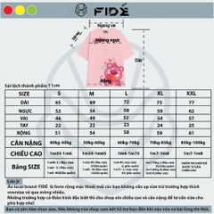 Áo thun FIDE phông trơn nam nữ cổ tròn FIDE GẤU LOTSO 32