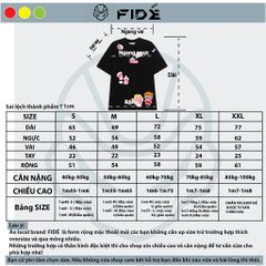 Áo thun FIDE LOOPY Hải Ly unisex form rộng cổ tròn LOOPY - AT19