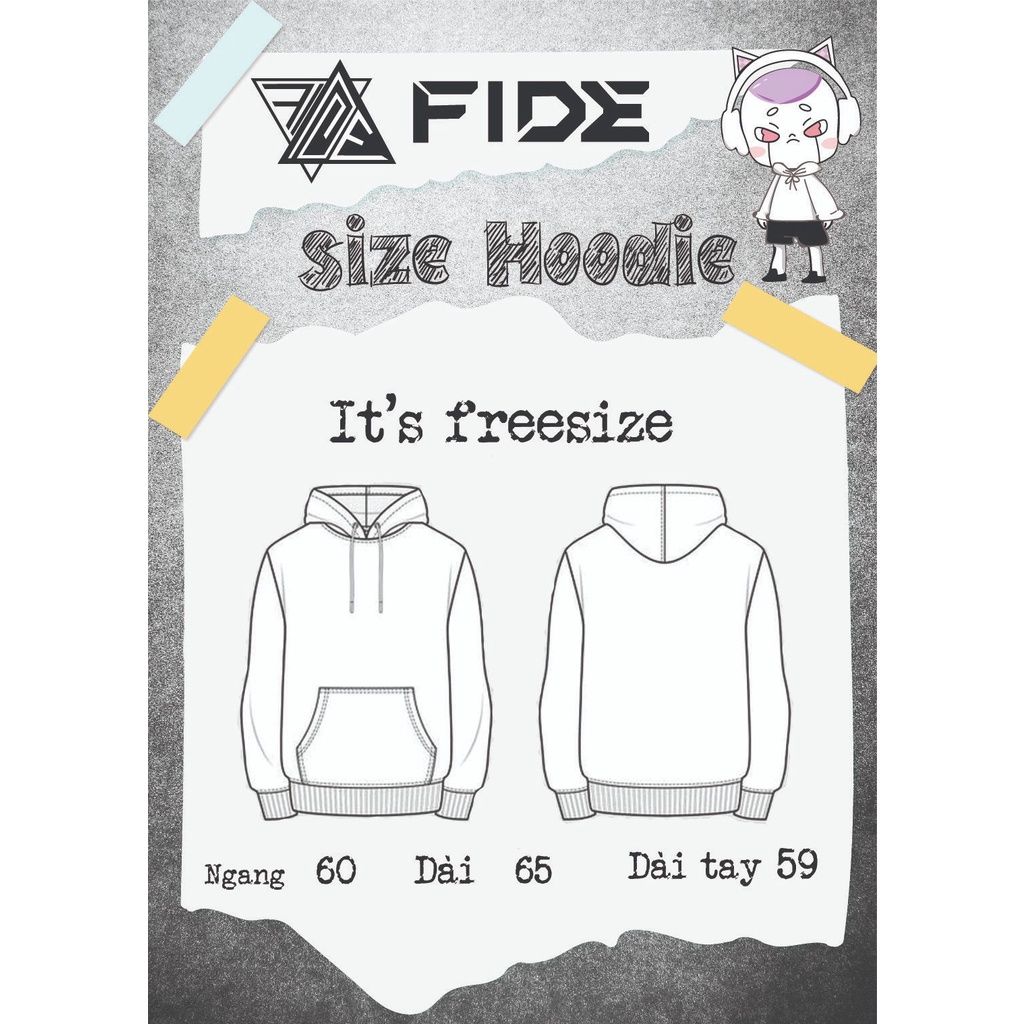 Áo hoodie FIDE phông trơn nam nữ HOODIE LOTSO 22