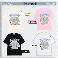 Áo thun FIDE BUNNY unisex form rộng cổ tròn BUNNY - AT34
