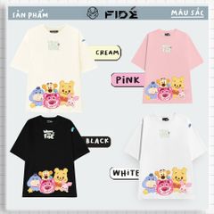 Áo thun FIDE phông trơn nam nữ cổ tròn FIDE GẤU LOTSO 13