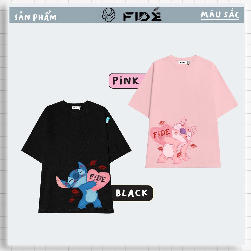 Áo thun FIDE phông unisex nam nữ form rộng ulzzang VALENTINE 03