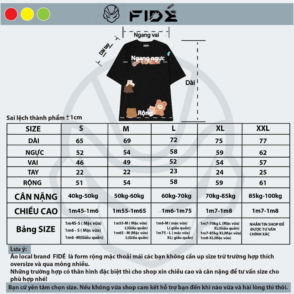 Áo thun FIDE phông trơn nam nữ cổ tròn FIDE TOY03