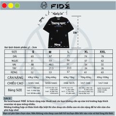 Áo thun FIDE cotton unisex form rộng cổ tròn - AT50