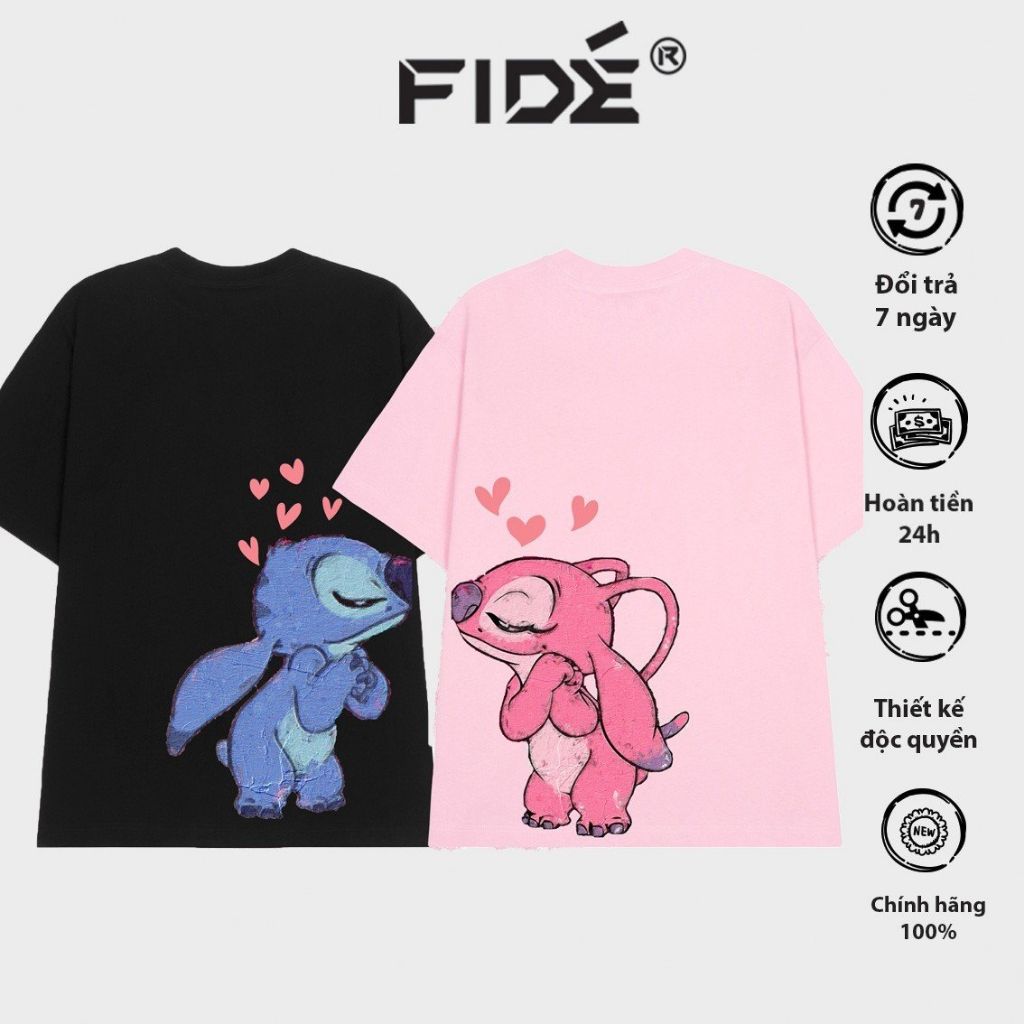 Áo thun FIDE phông unisex nam nữ form rộng ulzzang VALENTINE 04